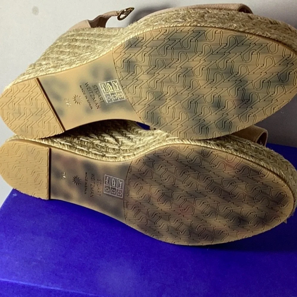 STUART WEITZMAN
NudistCurve leather espadrille wedge sandals - Picture 8 of 10
